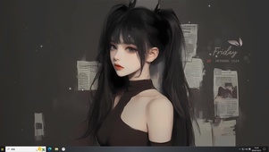 清冷感气质少女
