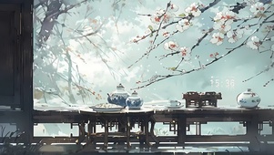 梅花煮茶