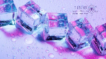 治愈系冰块壁纸