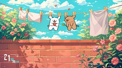 4K 线条小狗~把你的心给我