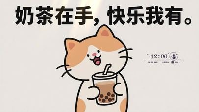奶茶在手，快乐我有