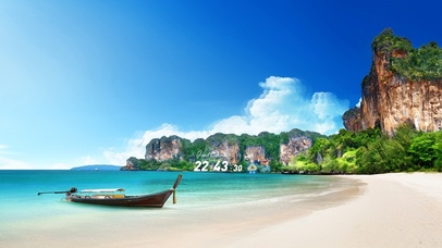 蓝天白云大海