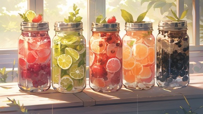 夏日冰饮夏天的味道