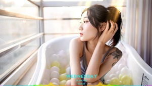 性感清纯纹身小姐姐