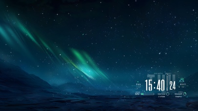 极简世界尽头极光