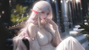 纯欲系精灵少女