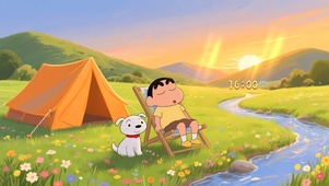 草地露营小新