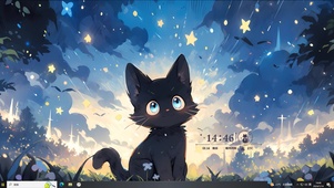 萤火森林 黑猫