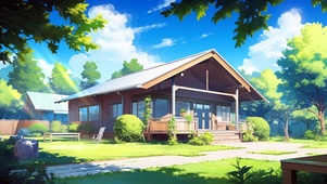 夏日宁静小屋