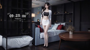 高挑美女