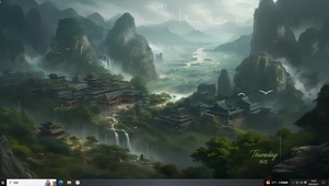 绿色壮观山川