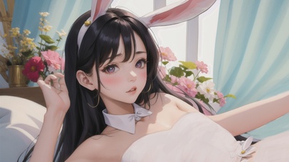 可爱兔女郎