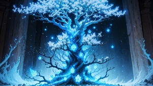 梦幻唯美大树