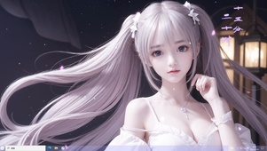 4k可爱粉毛纯欲美少女