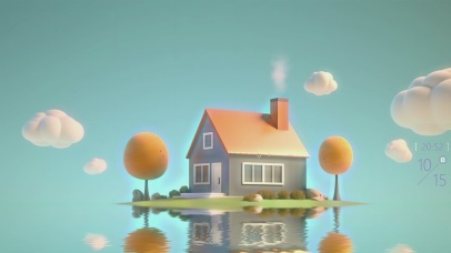 4K唯美清新小屋