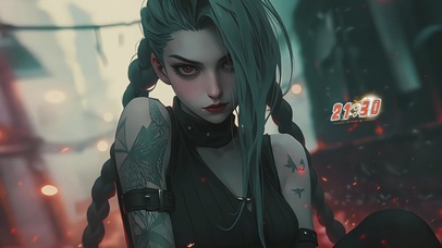 炫酷二次元美少女4K