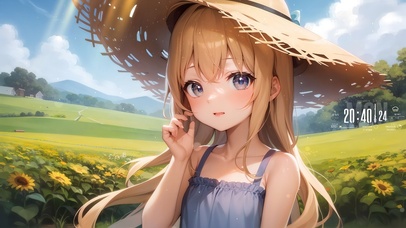 清新花田美少女