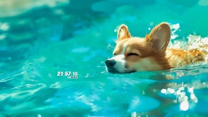 慵懒的柯基