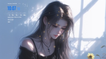 她的气质如同江南的雨丝