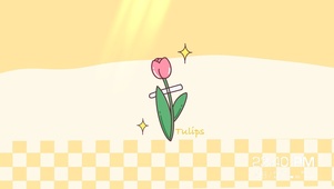 贴纸小花
