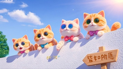 可爱治愈系猫咪