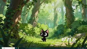 可爱小猫咪桌面主题