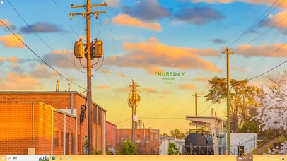 落日黄昏主题壁纸