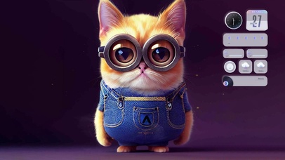 治愈可爱大眼睛喵星人