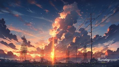 【超清】治愈晚霞