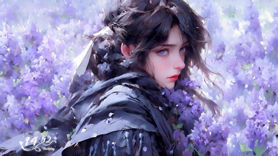 把心藏匿薰衣草的少女