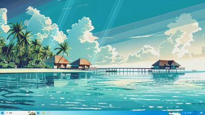 海边AI-桌面主题