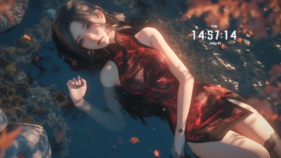 宛如潺潺溪水，轻柔而清澈