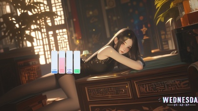 她的清寂使烛影也学会低眉