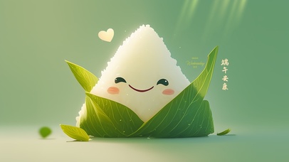 可爱糯米粽子