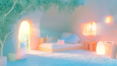 清新薄荷绿卧室