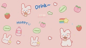 做只开心的小兔子