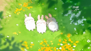 躺平的兔兔