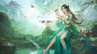 4K唯美古风青衣美人