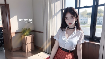 纯欲系小清新居家女生