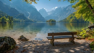 静谧湖景