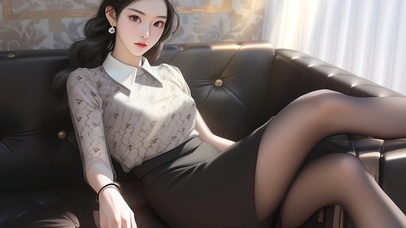 短裤黑丝大长腿