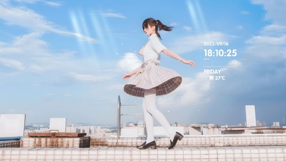 唯美清新美少女