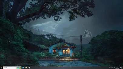 雨夜 小屋