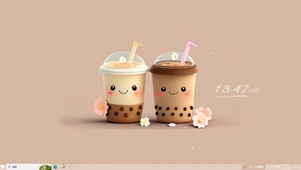 可爱奶茶君
