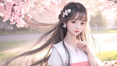 唯美清纯古风少女