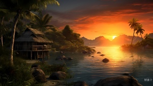夕阳美景