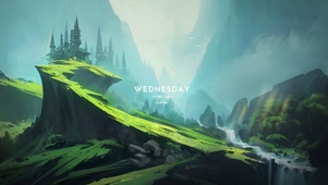 4k云雾缭绕仙境