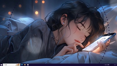 夜晚少女