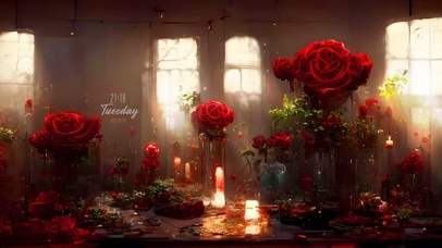 唯美梦幻玫瑰花房