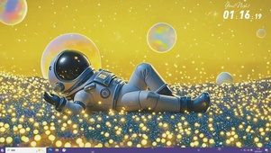 宇航员在星球SAY HELLO